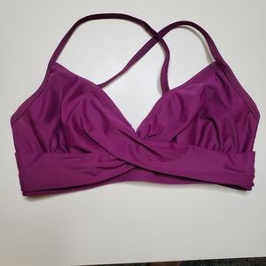 Athleta Twist Front Bikini Top 34D/DD